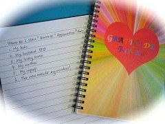 gratitude journal
